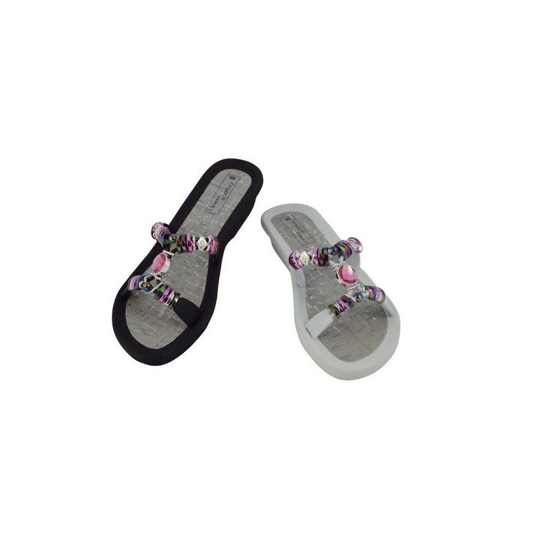 Linea Scarpa Linea Scarpa Damen modischer Badeschuh Pantolette mit Absatz Limnos Schlappen