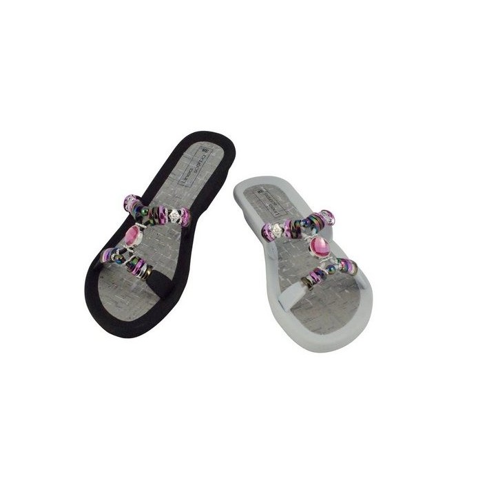 Linea Scarpa Linea Scarpa Damen modischer Badeschuh Pantolette mit Absatz Limnos Schlappen