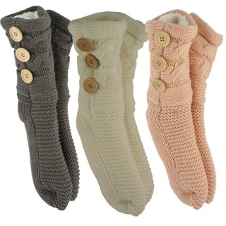 Linea Scarpa Cosy Kuschelsocken Hüttenschuhe Damen und Kinder Plüsch Hausschuhe