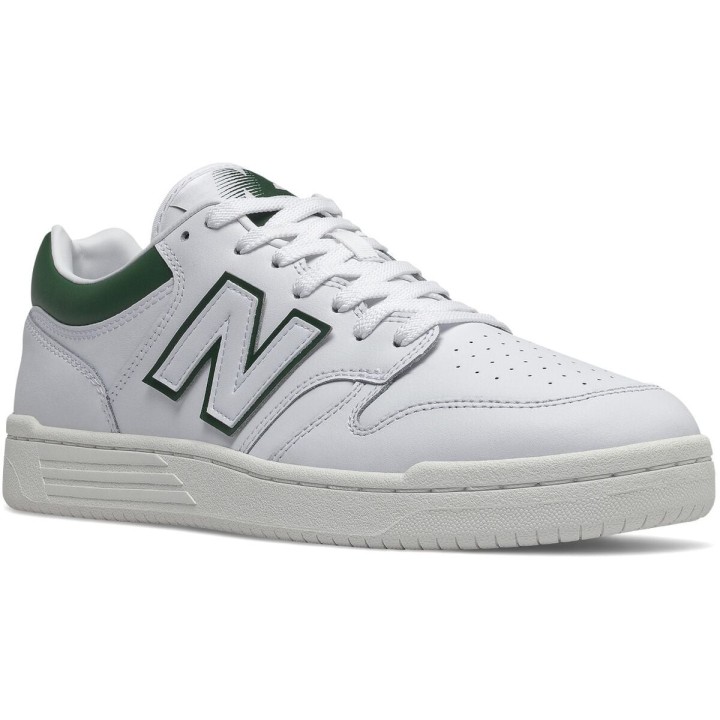 New Balance Sneaker - Lifestyle BB480 - EU41 bis 5 - für Männer - Größe EU41,5 - weiß/grün