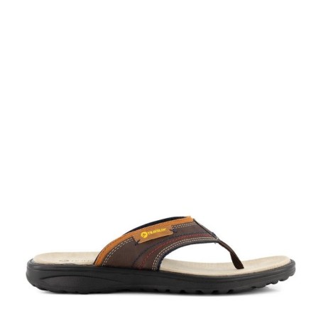 Travelin' Travelin' Fiksdal Slipper Men Brown/Cognac 41 Slipper