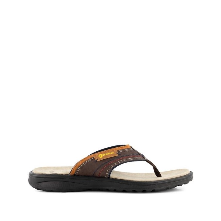 Travelin' Travelin' Fiksdal Slipper Men Brown/Cognac 41 Slipper