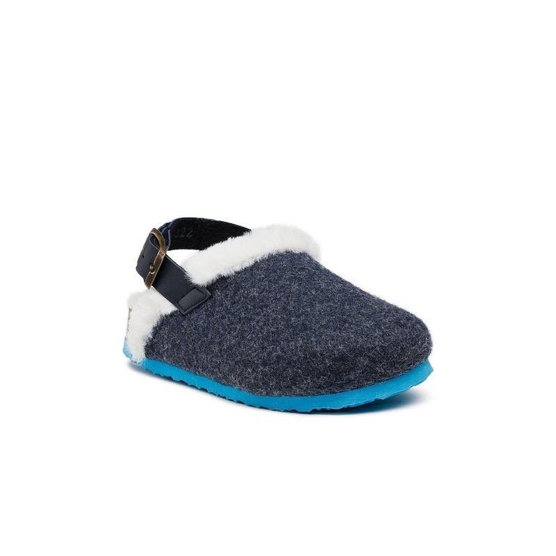 Scholl Hausschuhe Owl F30361 1040 270 Navy Blue Hausschuh