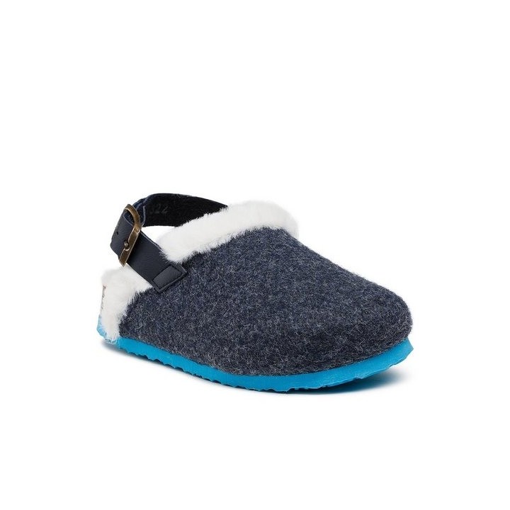 Scholl Hausschuhe Owl F30361 1040 270 Navy Blue Hausschuh