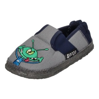 NANGA UFO Hausschuh Hellgrau