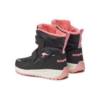 KangaROOS Schneeschuhe K-Pe Nala V Rtx 18939 000 5105 Jet Black/Rose Schnürschuh