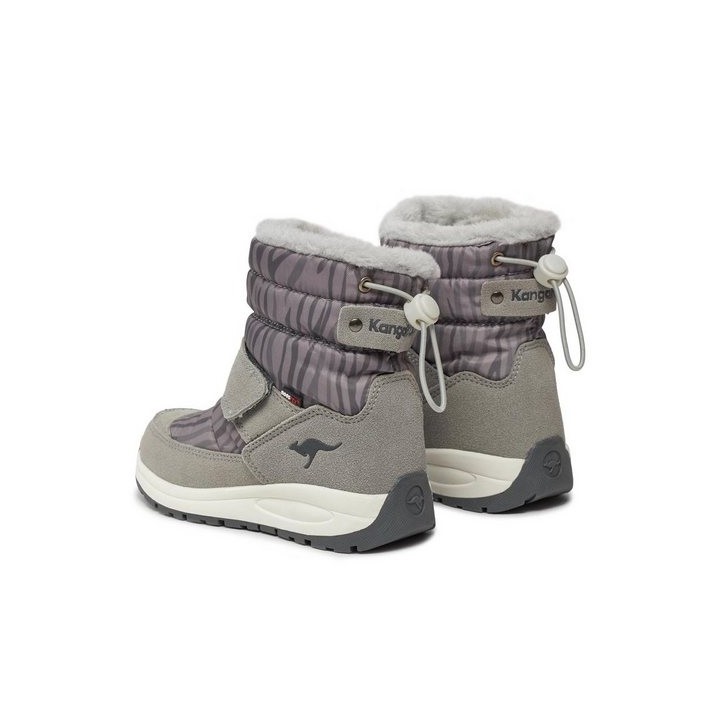 KangaROOS Schneeschuhe K-Pe Marty Rtx 18935 000 2231 Vapor Grey/Zebra Schnürschuh