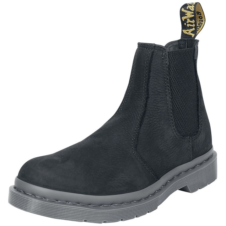 Dr. Martens Boot - 2976 - Black Milled Nubuck Wp - EU36 bis EU37 - Größe EU36 - schwarz