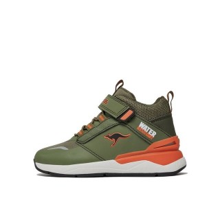 KangaROOS Schnürschuhe KD-Dose EV 18912-000-8037 Olive/Flame Schnürschuh