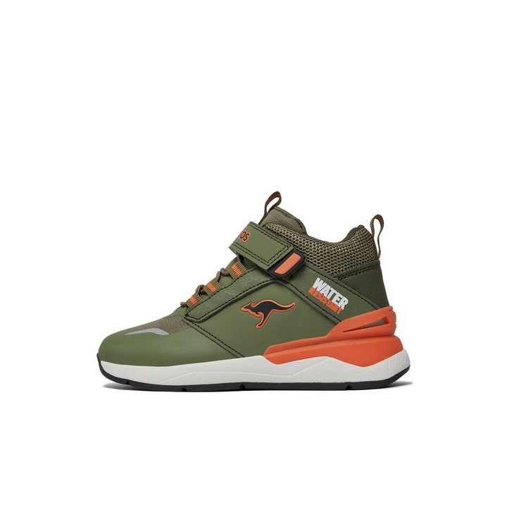 KangaROOS Schnürschuhe KD-Dose EV 18912-000-8037 Olive/Flame Schnürschuh
