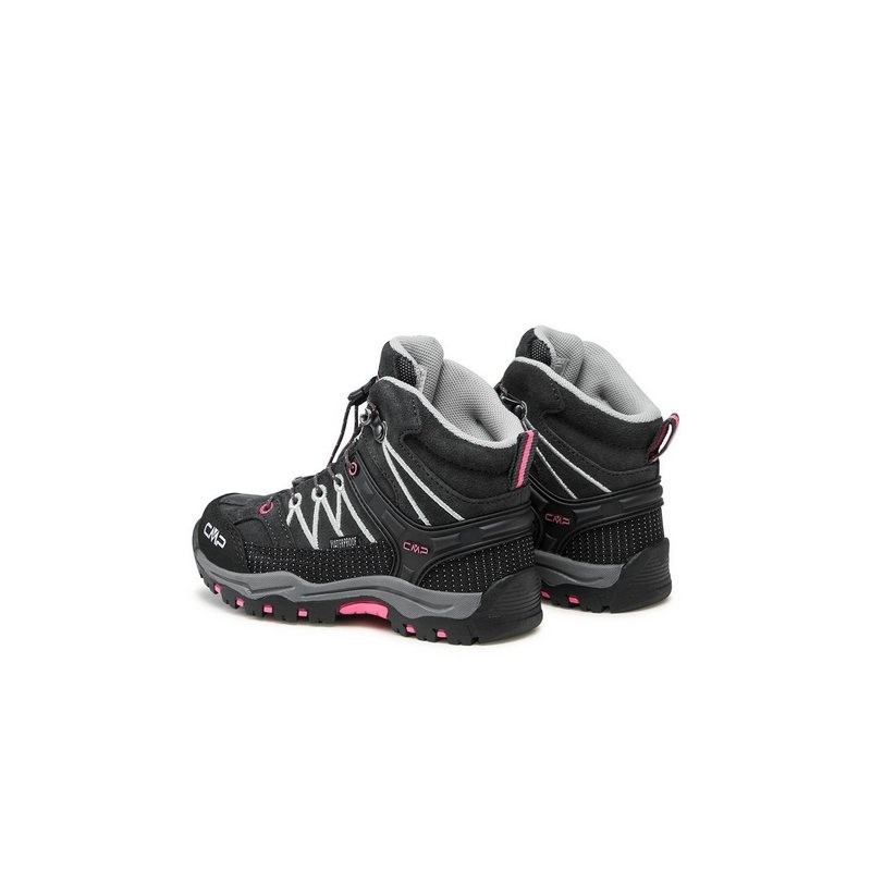 CMP Trekkingschuhe Kids Rigel Mid Trekking Shoe Wp 3Q12944 Lake/Gloss 10FP Trekkingschuh