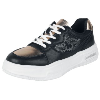 Game Of Thrones Sneaker - Sansa Stark - EU37 bis EU42 - für Damen - Größe EU37 - schwarz  - Lizenzierter Fanartikel