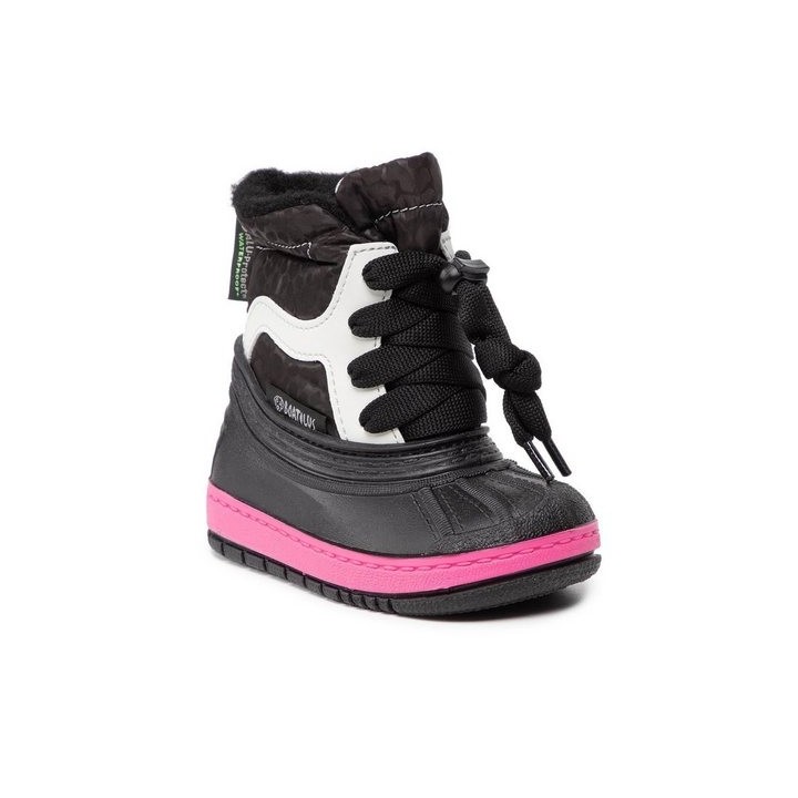 Boatilus Schneeschuhe Skaty Lace NS07 VAR. 05ZU Black Fuxia Schnürschuh