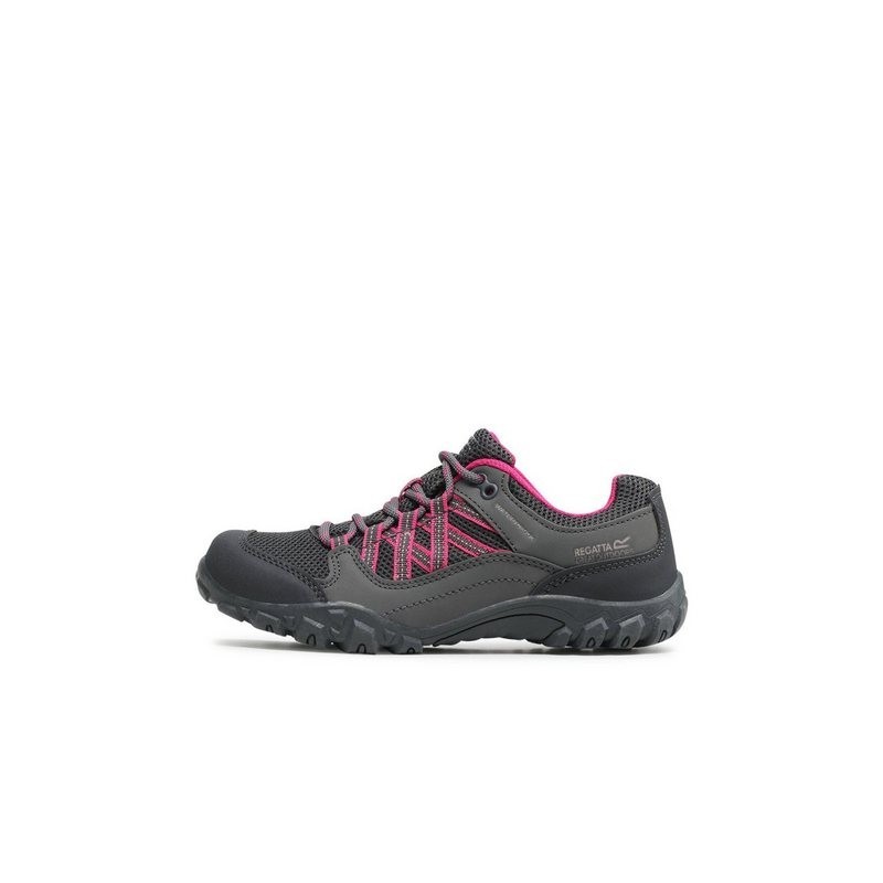 Regatta Trekkingschuhe Edgepoint Jnr RKF623 Steel/Pnkfus Y37 Trekkingschuh
