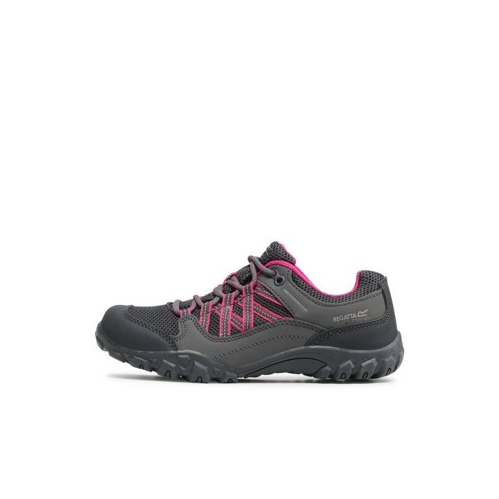 Regatta Trekkingschuhe Edgepoint Jnr RKF623 Steel/Pnkfus Y37 Trekkingschuh