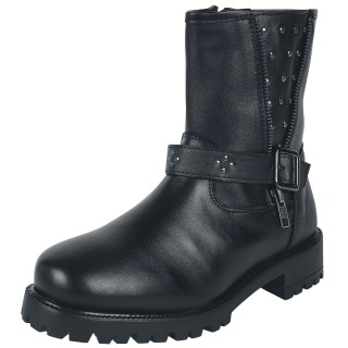 Black Premium by EMP Bikerboot - Bikerboots with Zipper and Strap - EU37 bis EU38 - für Damen - Größe EU37 - schwarz