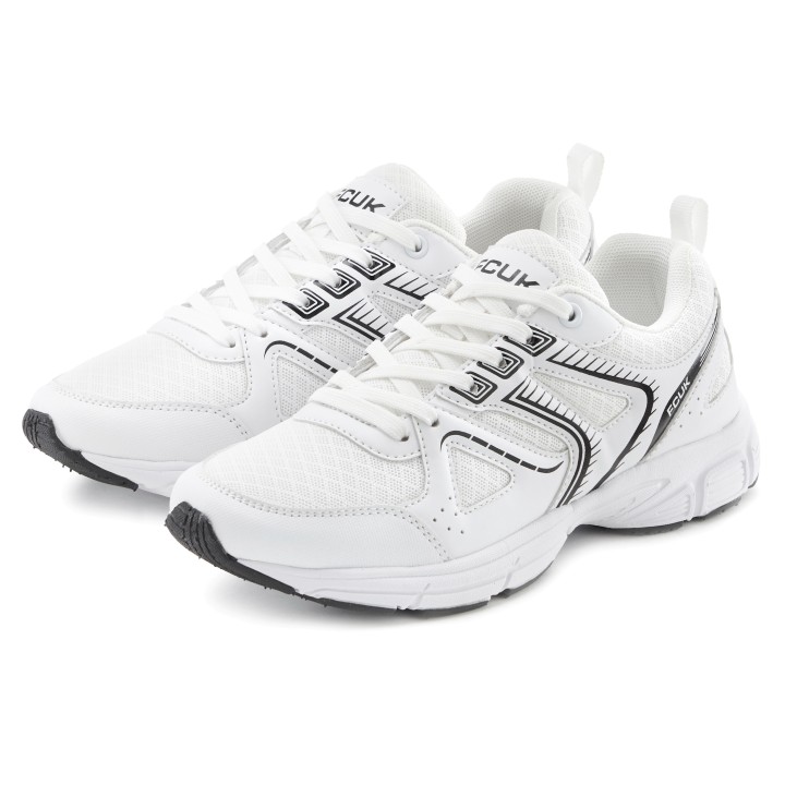 FCUK Sneaker, Freizeitschuh, Halbschuh mit ultraleichter flexibler Sohle VEGAN