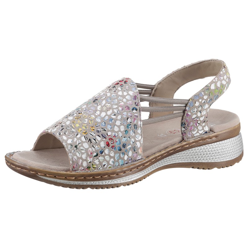 Ara Riemchensandale »HAWAII«, Sommerschuh, Sandalette, Keilabsatz, mit Stretch-Bänder, G-Weite