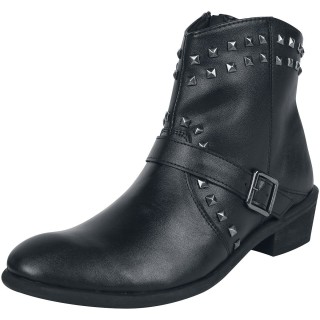 Rock Rebel by EMP - Rock Stiefel - Rivet-Boots - EU37 - für Damen - Größe EU37 - schwarz