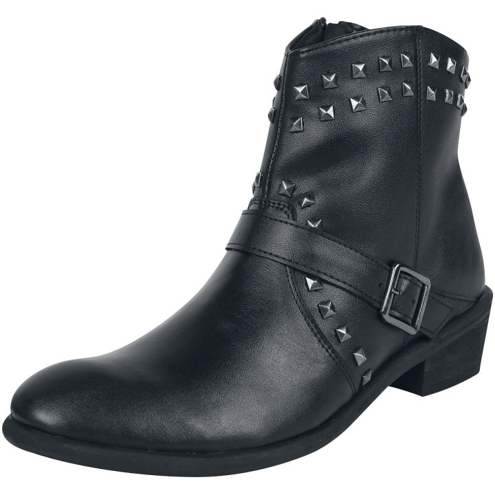 Rock Rebel by EMP - Rock Stiefel - Rivet-Boots - EU37 - für Damen - Größe EU37 - schwarz