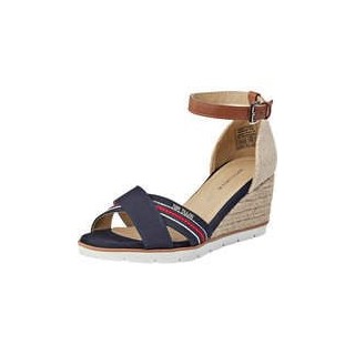 Tom Tailor Keilsandale Damen blau|blau|blau