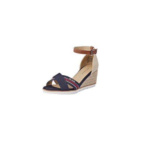 Tom Tailor Keilsandale Damen blau|blau|blau
