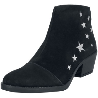 Boot für Damen  schwarz "Suede Boots with Stars" von RED by EMP