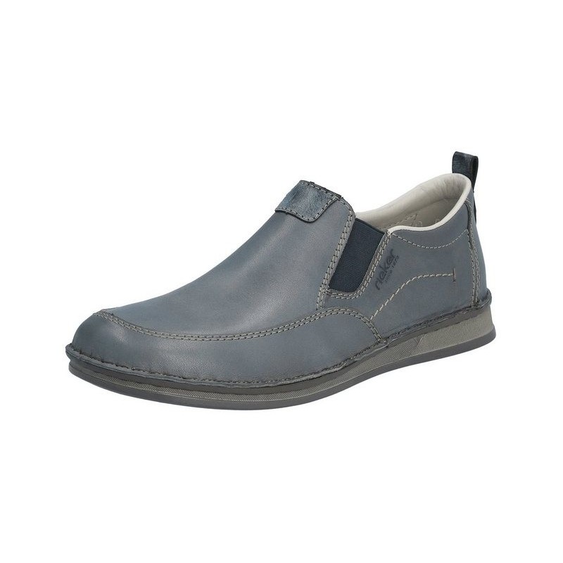 Rieker Slipper Halbschuh, Freizeitschuh mit beidseitigen Stretcheinsätzen