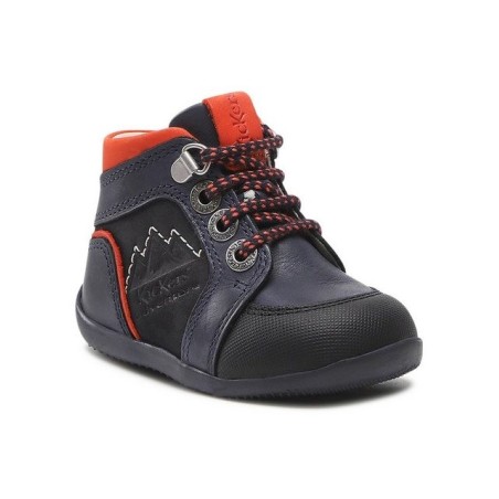 Kickers Schnürschuhe Bins Mountain 878602-10 M Marine/Orange 103 Schnürschuh