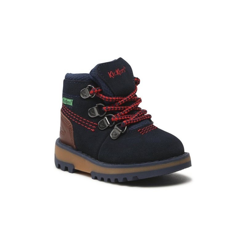 Kickers Schnürschuhe Kicknature 878760-10 M Red/Navy 103 1 Schnürschuh