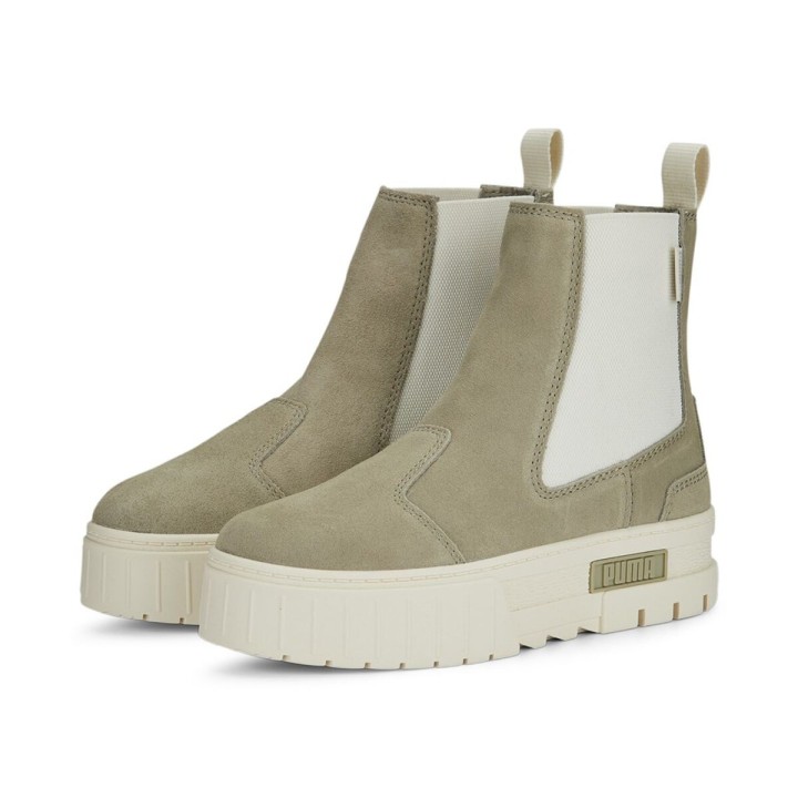 Puma Sneaker high - Mayze Chelsea Suede Wns - EU36 bis EU41 - für Damen - Größe EU36 - oliv