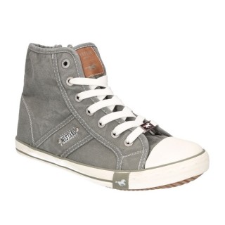 Mustang Shoes Sneaker, High Top-Sneaker, Schnürschuh mit Label in der Laufsohle