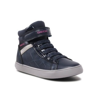 Geox Schnürschuhe J Gisli G. A J164NA 00454 C4268 M Navy/Fuchsia Schnürschuh