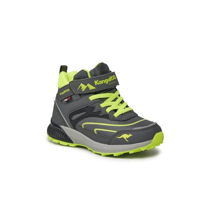 KangaROOS Schnürschuhe K-HK Teak Mid EV RTX 18943-000-2014 Steel Grey/Lime Schnürschuh