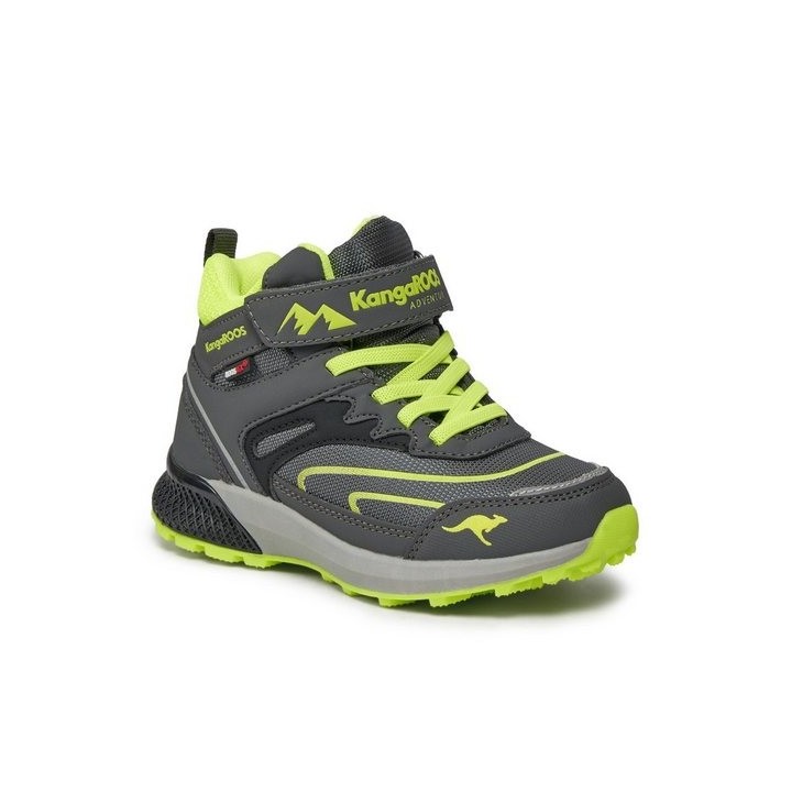 KangaROOS Schnürschuhe K-HK Teak Mid EV RTX 18943-000-2014 Steel Grey/Lime Schnürschuh