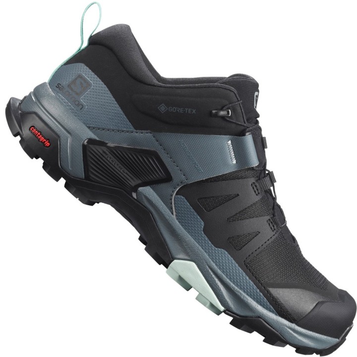 Salomon X Ultra 4 GTX Black/Stormy Weather/Opal Blue
