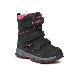 KangaROOS Schneeschuhe K-Robi Ktx 18965 000 5025 Black/Daisy Pink Schnürschuh