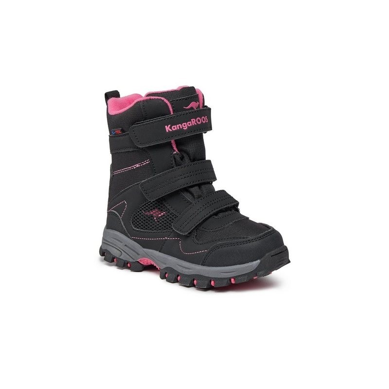 KangaROOS Schneeschuhe K-Robi Ktx 18965 000 5025 Black/Daisy Pink Schnürschuh