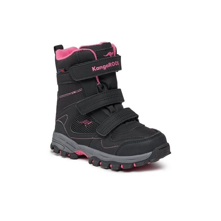 KangaROOS Schneeschuhe K-Robi Ktx 18965 000 5025 Black/Daisy Pink Schnürschuh