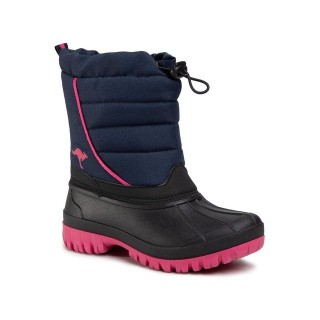 KangaROOS Schneeschuhe Schneeschuhe K-Ben 18672 000 4204 Dk Navy/Daisy Pink 1