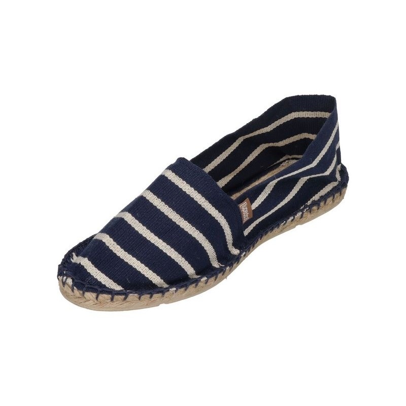 espadrij l´originale CLASSIC 100 Espadrille Marine Ecru