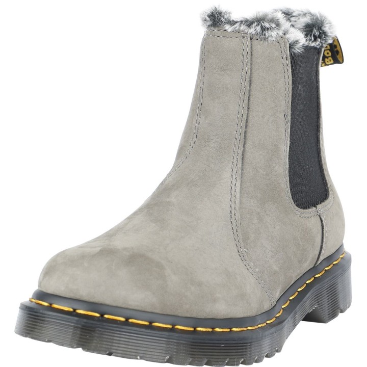 Dr. Martens Boot - 2976 Leonore Nickel Grey Milled Nubuck Wp - EU36 - für Damen - Größe EU36 - grau