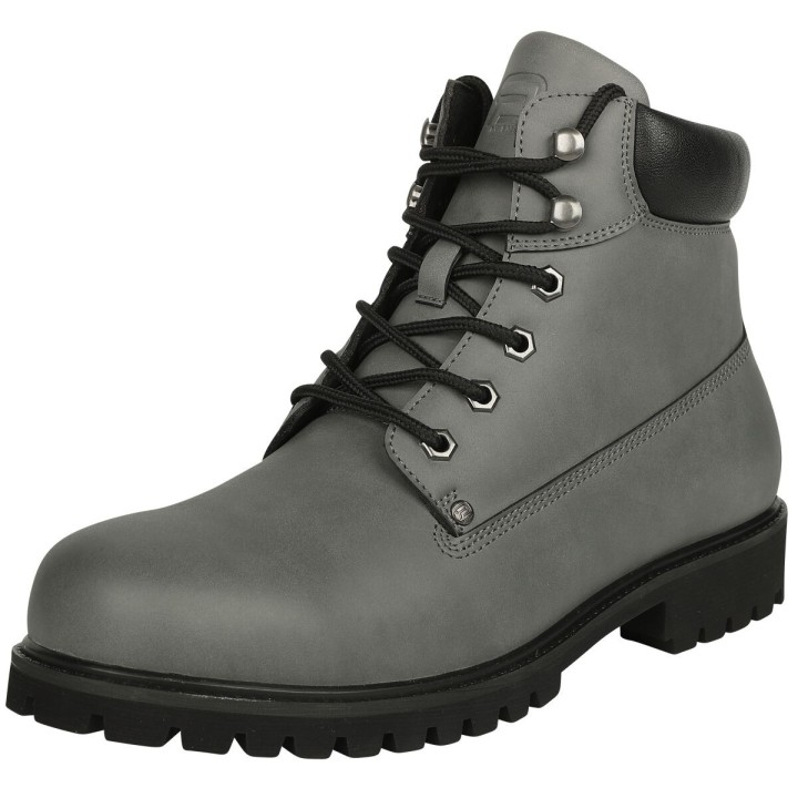 Stiefel für Männer  grau "Grey Lace-Up Boots" von RED by EMP