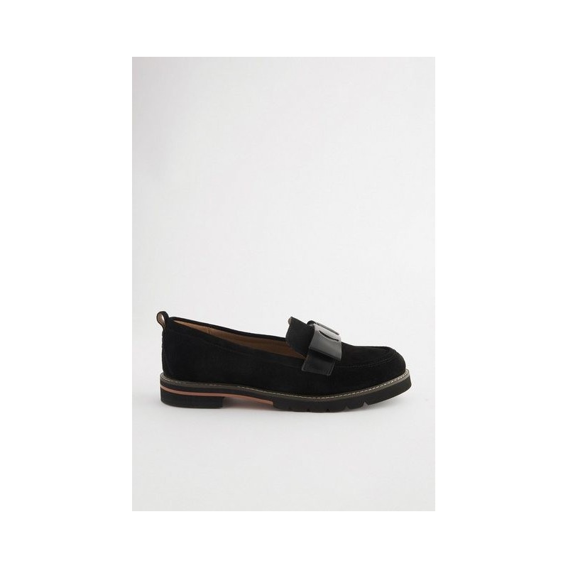 Next Forever Comfort® Derbe Leder-Loafer mit Schleife Loafer (1-tlg)