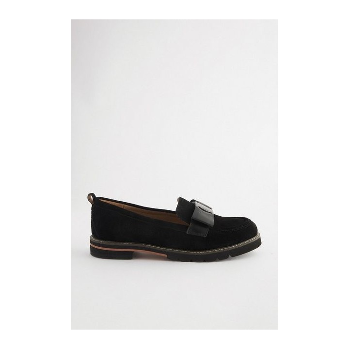 Next Forever Comfort® Derbe Leder-Loafer mit Schleife Loafer (1-tlg)