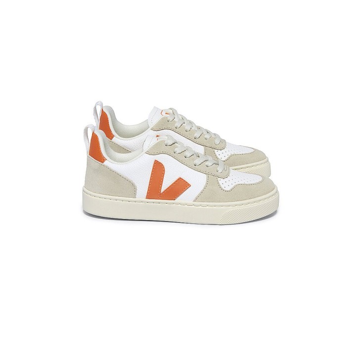 VEJA Jungen Sneaker V-10 weiss | 36