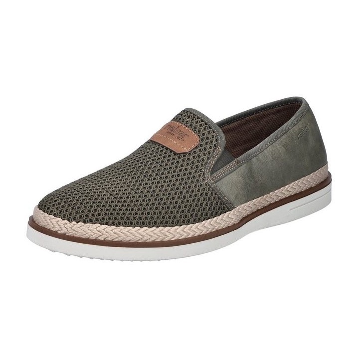 Rieker Slipper, Espadrilles, Sommerschuh, Schlupfschuh mit gepolsterter Innensohle