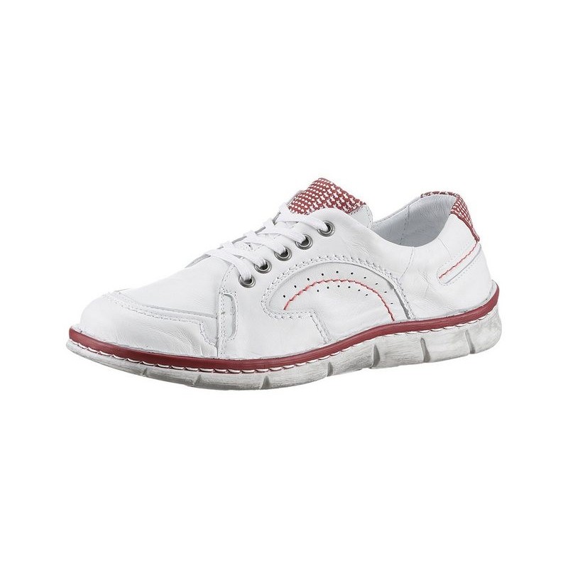 KRISBUT Schnürschuh mit kontrastfarbenen Details, Freizeitschuh, Halbschuh, Schnürschuh