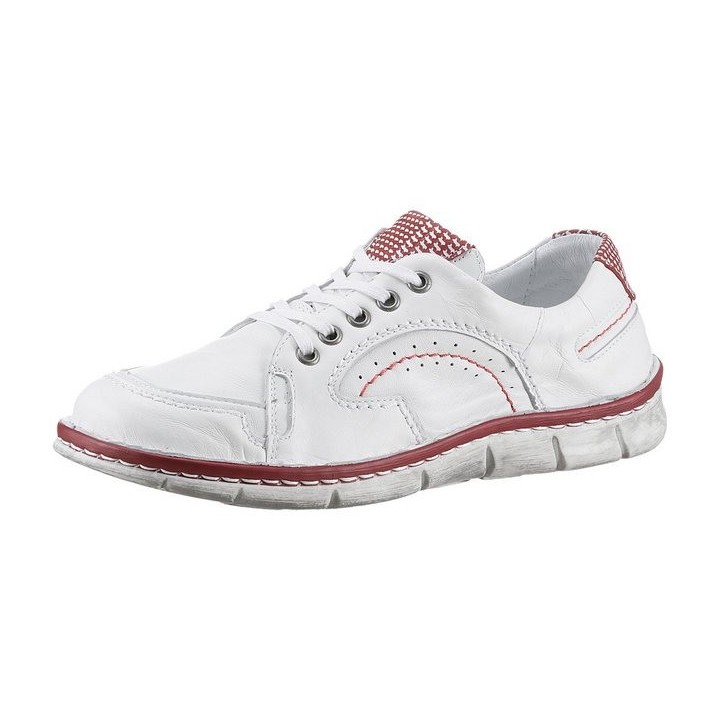 KRISBUT Schnürschuh mit kontrastfarbenen Details, Freizeitschuh, Halbschuh, Schnürschuh