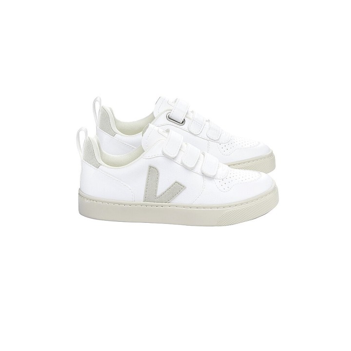 VEJA Jungen Sneaker V-10 weiss | 23